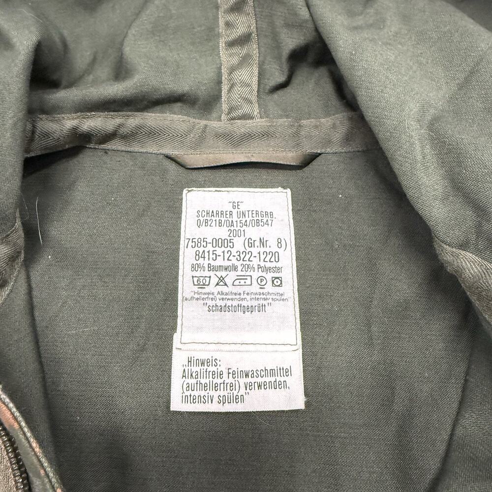 Vintage 2001 German Flektarn Field Jacket Parka Camo Large Military Surplus - Picture 7 of 7